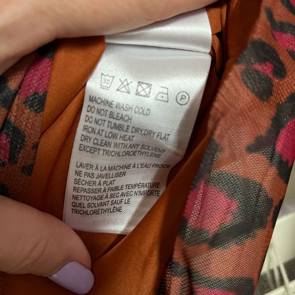 Farm Rio Mesh Leopard Print Shirt Small - Picture 6 of 7